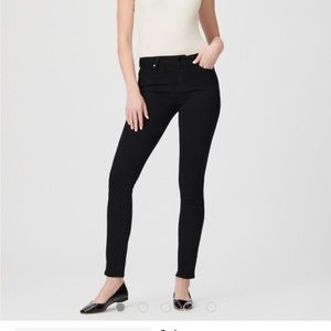 PAIGE Verdugo Ultra Skinny Jean in Black Shadow